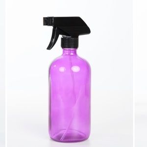 NEW Violet 16 oz glass trigger spray bottle